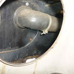 MGB heater box rubber elbow