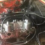 HS4 s with linkages painted Have to clean these u