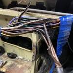 Brown wire disintegrated between fuse and soldered