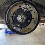 Passenger side with painted backplate and new comp