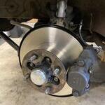 All cleaned up with new rotor and brake hose