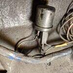 Ignition relay with white wire patched to white wi