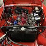 Cooper filters are on and the engine bay work is d