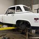 Up on the lift and ready to work