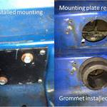 Replacing the PO installed mounting bracket