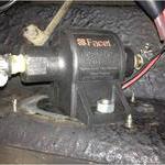 The Facet fuel pump awaiting removal