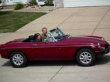 1976 MG MGB Carmine Red allen kenny
