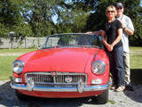 1965 MG MGB Tartan Red Jeff Adams