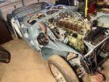 1962 Austin Healey 3000 Healey Blue Over White John Rodman